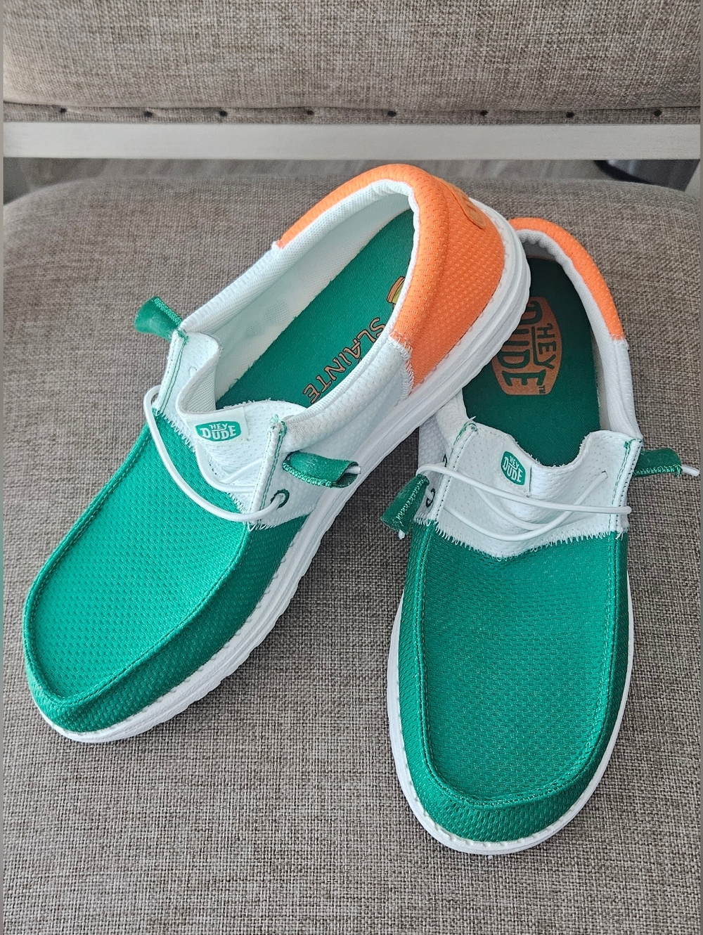 Hey Dude Men's St. Patrick's Day Shoes Size 11